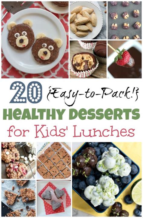 20 Easy-to-Pack, Healthy Desserts for Kids' Lunches - Two Healthy Kitchens