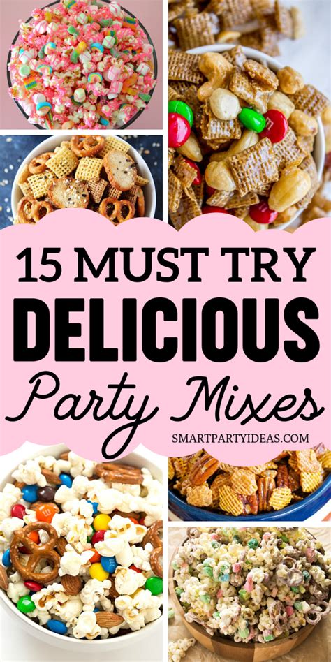 15 Easy Party Mix Recipes Perfect For Your Next Party - Smart Party Ideas