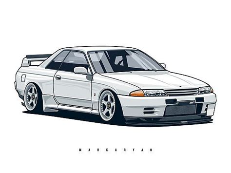 Monster Skyline R32 Gtr Photographic Print By Olegmarkaryan Nissan Skyline Nissan R32 Nissan