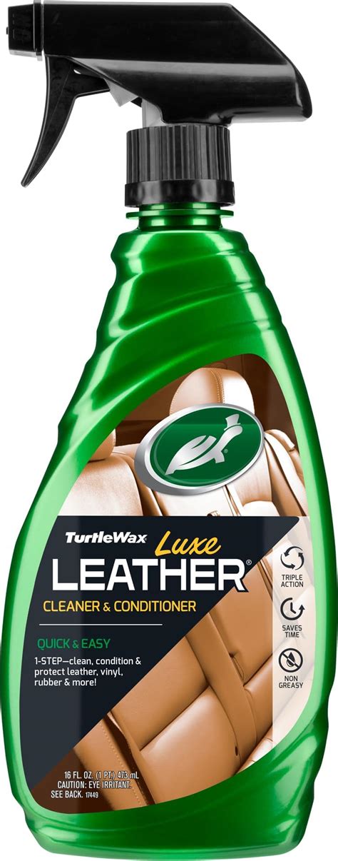 Turtle Wax Luxe Leather Cleanerandliquid Conditioner Car Leather Seat