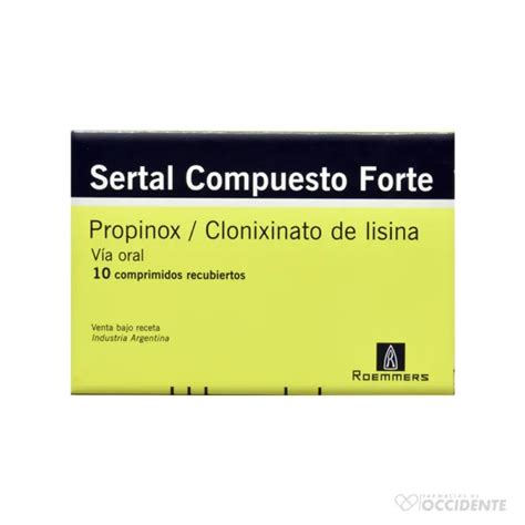 Sertal Forte Compuesto X Comprimidos Recubiertos Farmacias De