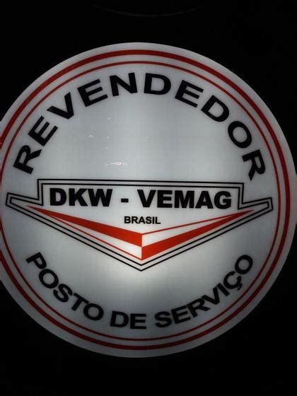 Quadro Luminoso Decorativo DKW Marca de Carro Antiga Retrô Vintage Bar