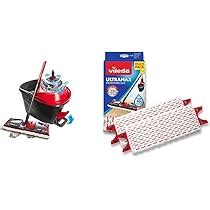 Vileda UltraMax Sensitive Spécial Parquet Kit Complet Balai à Plat