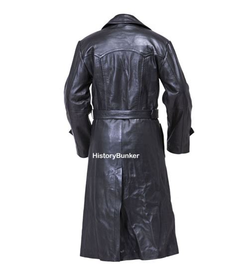 Ww2 German Gestapo Leather Trench Coat