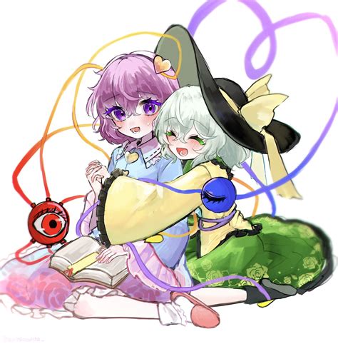 Komeiji Koishi And Komeiji Satori Touhou Drawn By Aorinoekaki Danbooru