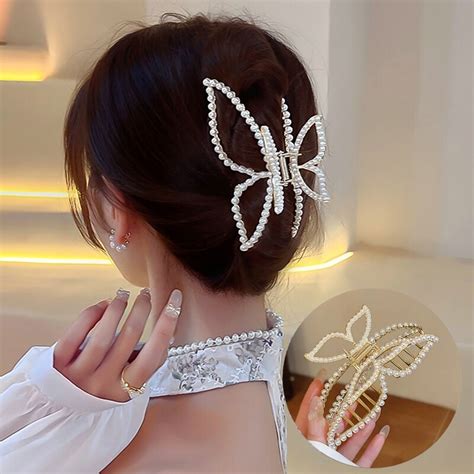 Metal Hair Claw Clip Irregular Hairpins Punk Style Silver Hair