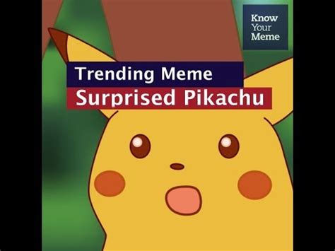 Pikachu Images Surprised Pikachu Meme Know Your Meme