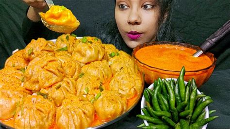 Spicy 🔥 Mirchi 🌶️jhol Momos Eating Challenge Spicy Chili 🌶️ Jhol