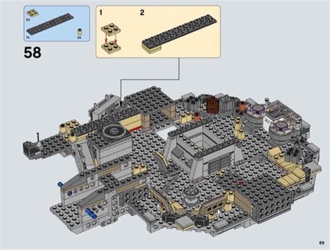 LEGO Instructions for set 75105 Millennium Falcon, Star Wars - Episode VII