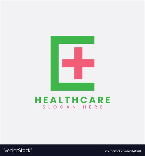 Modern Healthcare Clinic Hospital Logo Design Vector Image