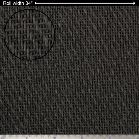 Grill Cloth Jute Weave Black 34 Wide Amplified Parts