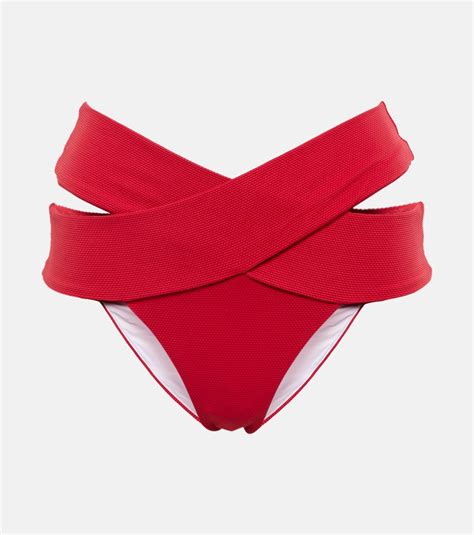 Tara Bikini Bottoms In Red Alexandra Miro Mytheresa