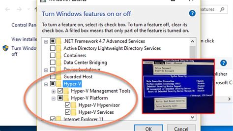 Windows Hyper V Bios Enable Hyper V Virtual Machine Tutorial With
