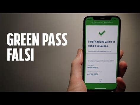 Green Pass Falsi Ma Validi Ai Controlli Intestati Ad Adolf Hitler In