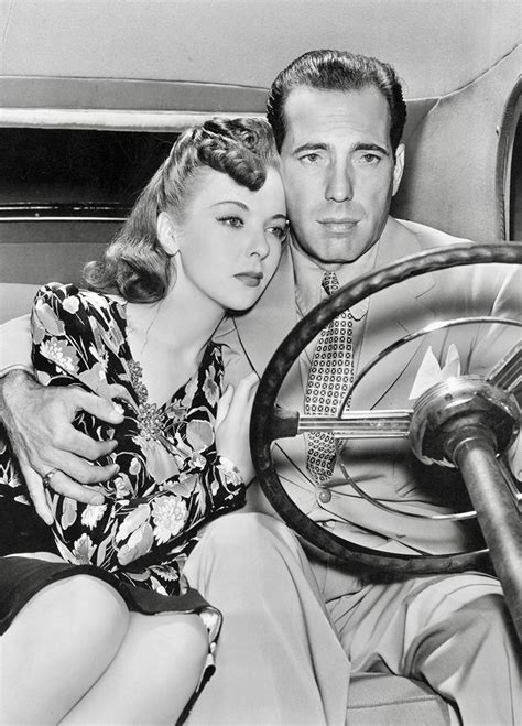 Ida Lupino And Humphrey Bogart In “high Sierra” Warner Brothers 1941