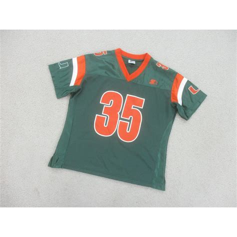 VINTAGE Miami Hurricanes Football Jersey Women Small... - Depop