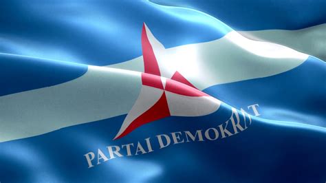 Animasi Bendera Partai Demokrat Hd Video Background Youtube