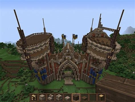 Steampunk/Medieval Gatehouse Minecraft Map