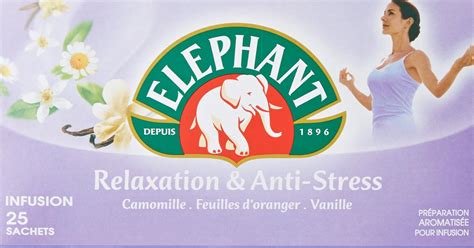 Elephant Infusion Relaxation Et Anti Stress Sachets G Amazon Fr