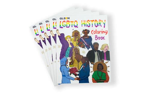 Lgbtq History Coloring Book Pack Of 5 Glsen