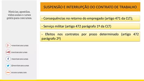 Suspensão De 1 Dia De Trabalho Desconta Quantos Dias - Direito do Trabalho - Suspensão e Interrupção do Contrato de Trabalho | PPT