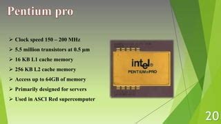 Intel processors(history - products) | PPT