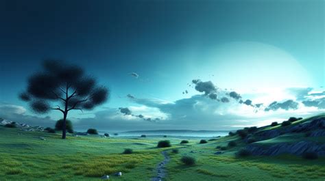 Grass Landscape Landscapes For Your Desktop With Wallpaper Backgrounds ...