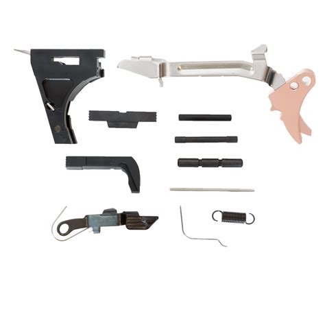 Glock 17 Compatible Lower Parts Kit Pink Trigger Shoe