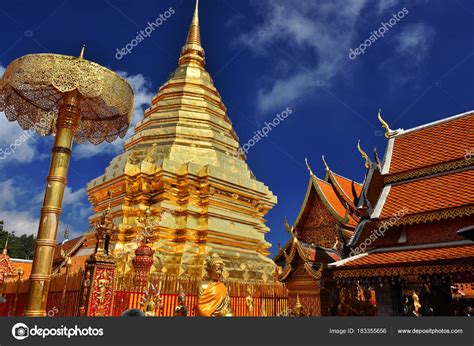 Wat Phra That Doi Suthep Temple In Chiang Mai Province Thailand