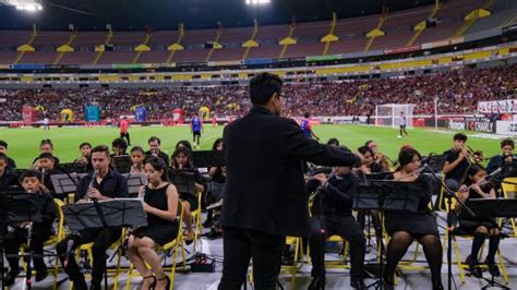 La Banda Sinf Nica Ecos Santa Paula Se Present En El Partido Entre