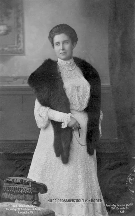 1907 Princess Hilda Of Nassau Großherzogin Hilda Von Baden By Schumann