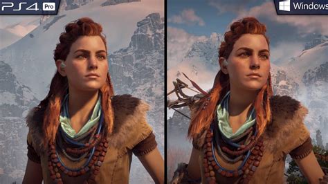 Comparativa Horizon Zero Dawn en PC vs PS4 diferencias gráficas y