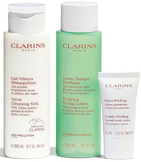 Set Clarins My Cleansing Essentials F Lmilk Ml F Lot Ml F