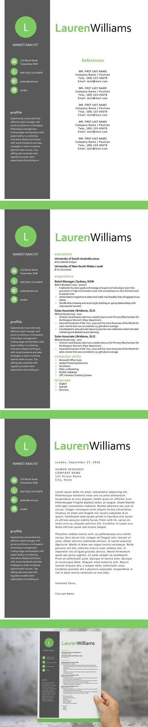 Green Resume Template For Word Lauren Williams Resume Templates Words