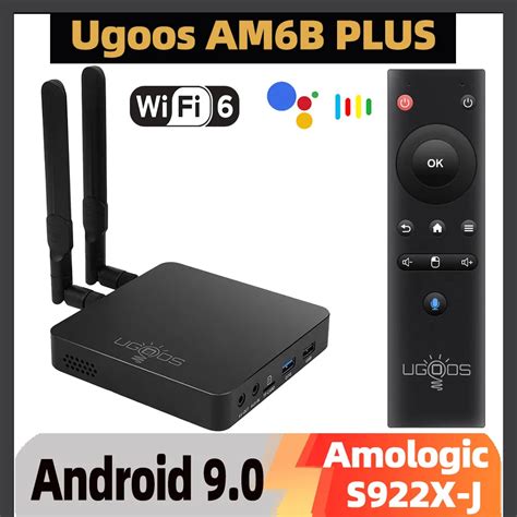 UGOOS AM6B Plus WIFI6 Amlogic S922X J 2 2GHZ TV BOX Android 9 LPDDR4