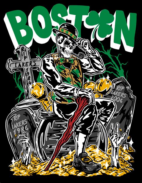 Boston Celtics Mascot Mayhem :: Behance