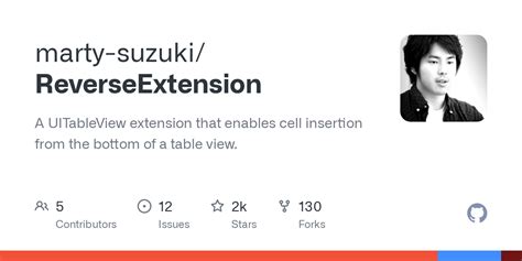 Github Marty Suzuki Reverseextension A Uitableview Extension That