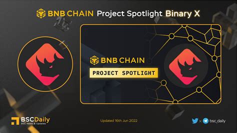 Bscdaily On Twitter Bnbchain Project Spotlight Binary X Take