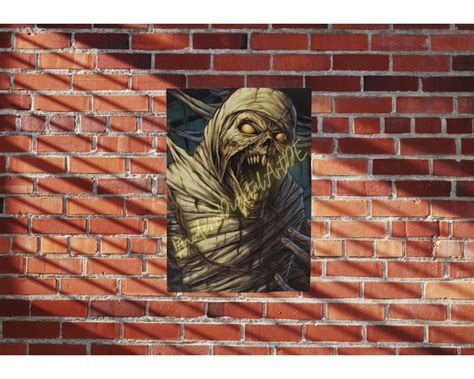 The Mummy Comic Horror, Digital, Wall Art, Digitalart - Etsy