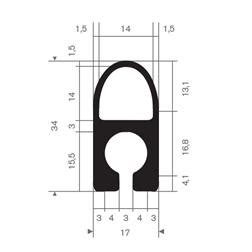 Silikon Profil Bxh X Mm L M Technikplaza