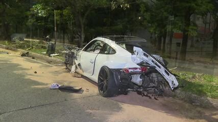 V Deo Mostra Ocupantes Do Porsche Antes De Acidente Que Destruiu Carro