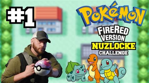 Fire Red Nuzlocke Challenge Episode 1 Team High Crit Is Born YouTube