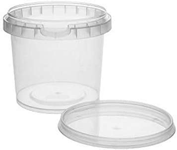 Mikken X Plastic Jars With Lids Ml Bpa Food Safe Including