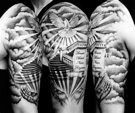 50 Dove Tattoos For Men Soaring Designs With Harmony