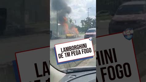 Que D Lamborghini Gallardo Pega Fogo Em Bh Youtube