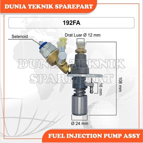 Jual Fa Fip Fuel Injection Pump Assy Selenoid Bosch Pump