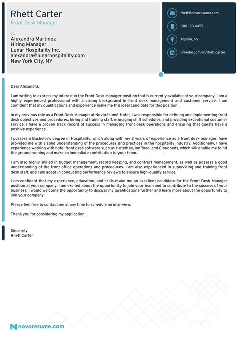 novoresume cover letter templates 1