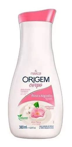 Hidratante Corporal Nazca Origem Corpo Rosa E Algodão 380ml