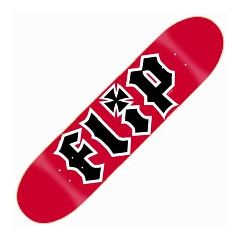 Flip Skateboards Flip Hkd Red Skateboard Deck 81 Skateboard Decks