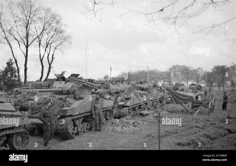 The British Army In North West Europe 1944 45 Sherman Tanks Of The 1st